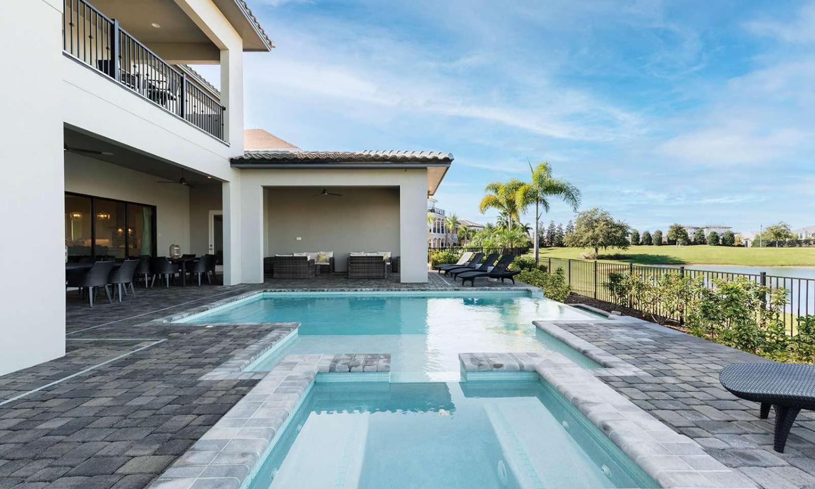 Upscale 8 Bdrm Villa With Home Theater At Reunion Kissimmee Exteriér fotografie